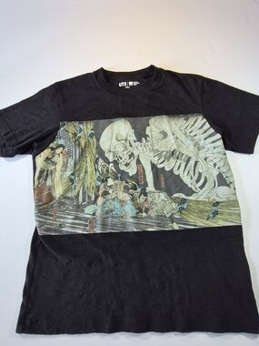 Uniqlo Black UT x Museum of Fine Arts Boston Graphic Crewneck Tee